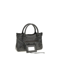 Balenciaga Gray Lamb Ovis Aries Shoulder Bag