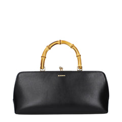 Jil Sander Black Leather Handbag