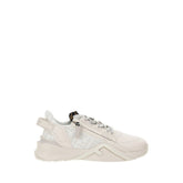 Fendi Beige Calf Leather Bos Taurus Athletic Sneakers