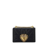 Dolce & Gabbana Black Lamb Ovis Aries Shoulder Bag