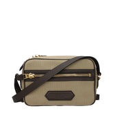 Tom Ford Beige Fabric Crossbody Bag