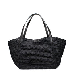 Tom Ford Black Raffia Shoulder Bag