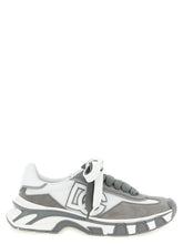 Dolce & Gabbana Gray Leather Athletic Sneakers
