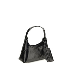 Marc Jacobs Black Calf Leather Bos Taurus Shoulder Bag