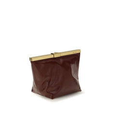 Jimmy Choo Bordeaux Calf Leather Bos Taurus Shoulder Bag