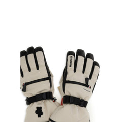 Moncler Grenoble Beige Polyamide Gloves