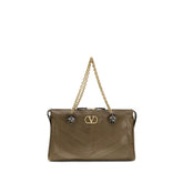 Valentino Garavani Bicolor Napa Leather / Calf Bos Taurus Shoulder Bag