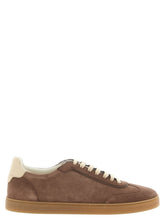 Brunello Cucinelli Brown Calfskin Low Top Sneakers