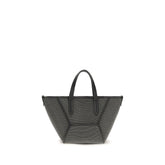 Brunello Cucinelli Black Calf Leather Bos Taurus Shoulder Bag
