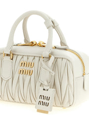 Miu Miu White Leather Handbag