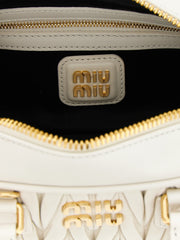 Miu Miu White Leather Handbag