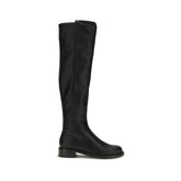 Stuart Weitzman Black Napa Leather / Calf Bos Taurus Over The Knee