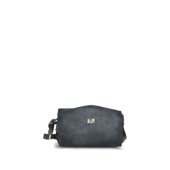 Balenciaga Blue Suede Leather Shoulder Bag