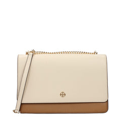 Tory Burch Beige Leather Crossbody Bag