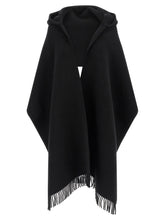 Brunello Cucinelli Black Wool Scarf
