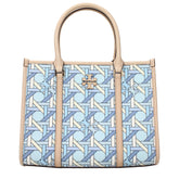 Tory Burch Light Blue Fabric Handbag