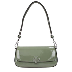 Tory Burch Green Leather Shoulder Bag