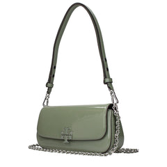 Tory Burch Green Leather Shoulder Bag