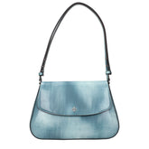 Tory Burch Blue Leather Shoulder Bag