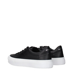 Givenchy Black Leather Low Top Sneakers