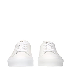 Givenchy White Leather Low Top Sneakers