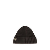 Prada Brown Wool Oves Aries Beanie