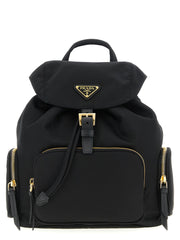 Prada Black Recycled Polyamide Backpack
