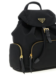 Prada Black Recycled Polyamide Backpack