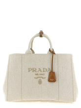 Prada Beige Cotton Tote Bag