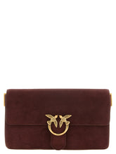 PINKO Bordeaux Calfskin Shoulder Bag