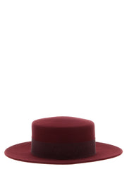 Maison Michel Bordeaux Wool Hat