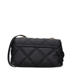 Versace Black Leather Shoulder Bag