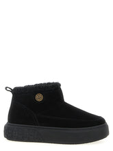 PINKO Black Polyester Ankle Boots