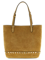 Valentino Garavani Beige Calfskin Tote Bag