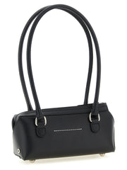 MM6 Maison Margiela Black Cowhide Shoulder Bag