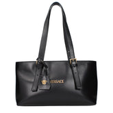 Versace Black Leather Shoulder Bag