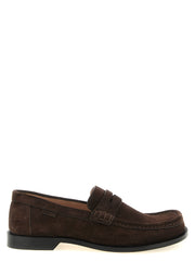 Loewe Brown Calfskin Slip-On Loafers