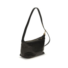 Miu Miu Black Suede Leather Shoulder Bag