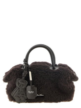 Max Mara Brown Alpaca Leather Handbag