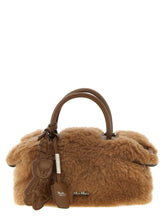 Max Mara Beige Camel Hair Handbag