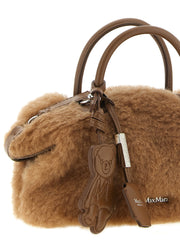 Max Mara Beige Camel Hair Handbag