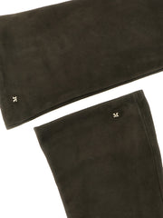Max Mara Brown Lamb Leather Gloves