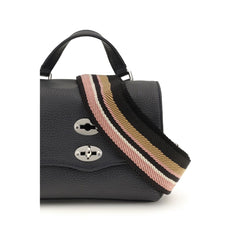 Zanellato Blue Calf Leather Bos Taurus Handbag
