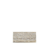 Jimmy Choo Gold Plexiglass Shoulder Bag