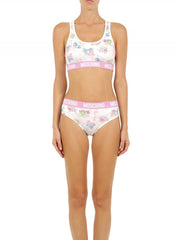 Ensemble de nuit deux pièces blanc Moschino avec bikini My Little Pony