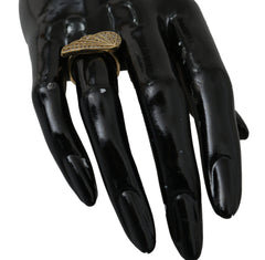 Nialaya Gold Wing Clear CZ 925 Silber Authentisch Damen