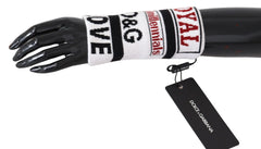 Bracelet Dolce & Gabbana Love en maille de laine multicolore