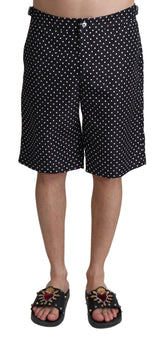 Short de bain Dolce & Gabbana à pois noirs