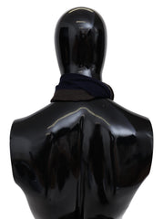 Missoni Mehrfarbiger gestreifter Wollschal mit Fransen, Unisex