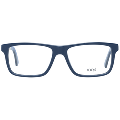 Tod's schicke blaue rechteckige Herrenbrille